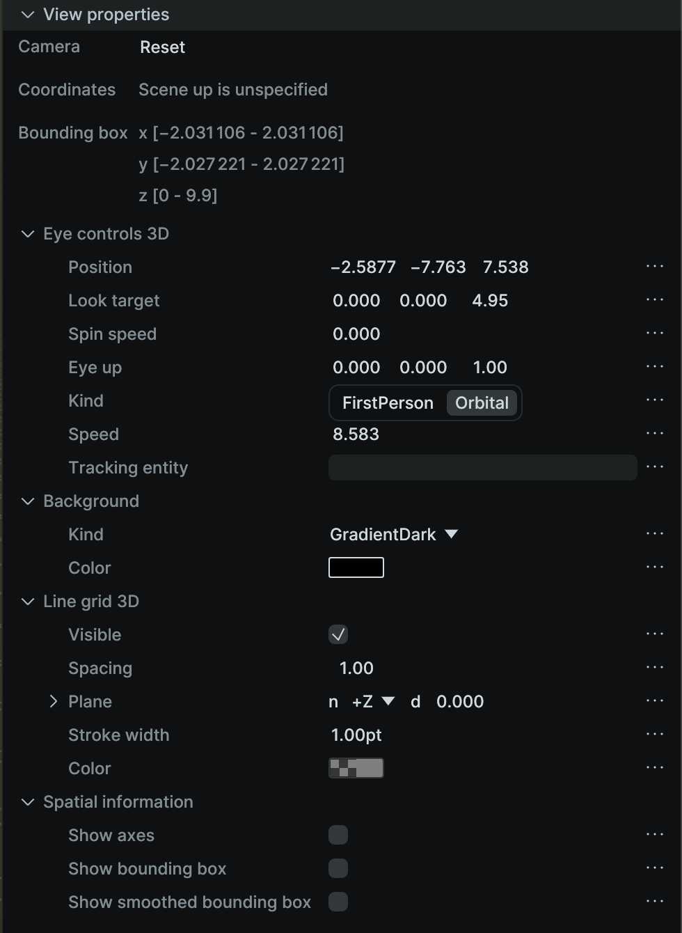 3D camera control in blueprint